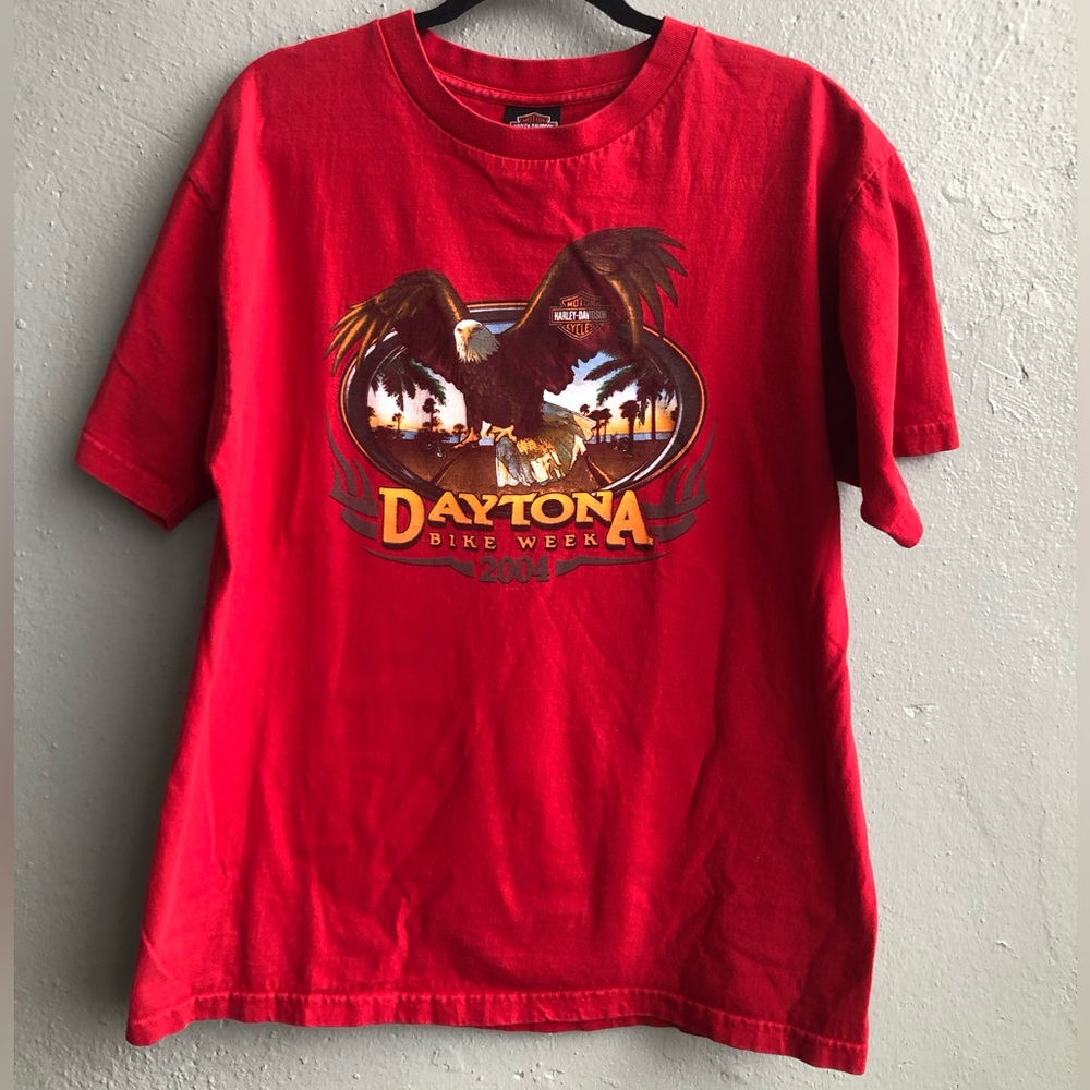 Vintage Harley Davidson Red Size XL T- Shirt